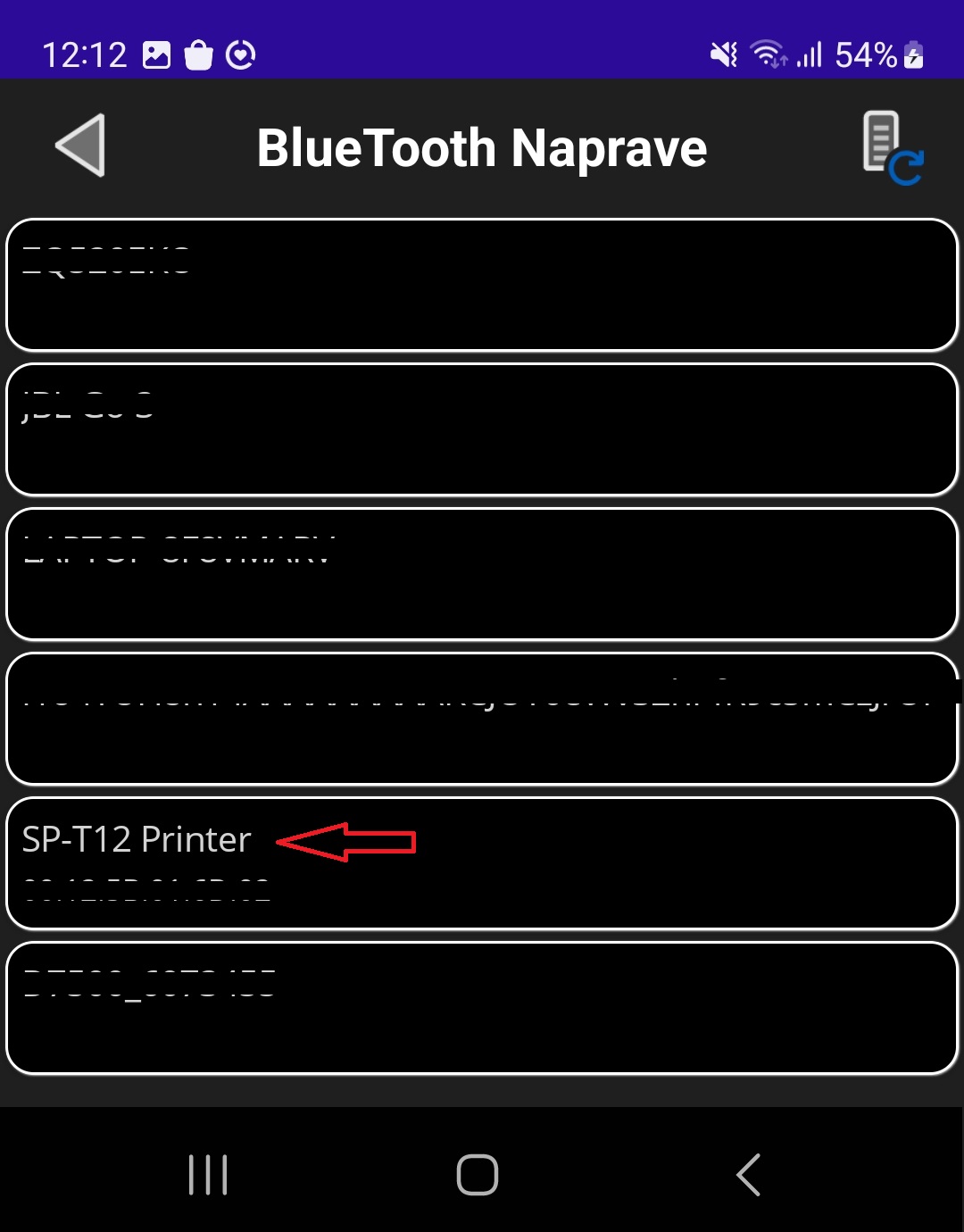Slika 2: Bluetooth naprave